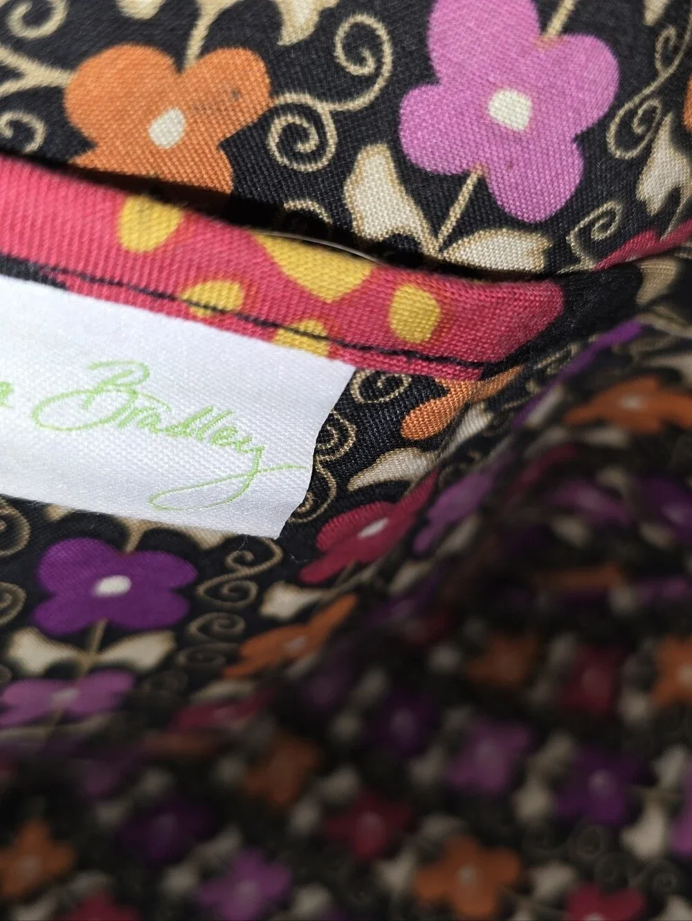 Vera Bradley Retired Suzani Hipster Crossbody Shoulder Bag.